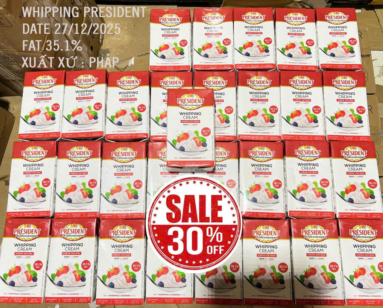 Whiping Cream President