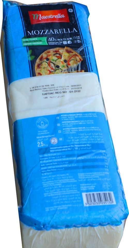 Phô mai Mozzarella Khối Maestrella